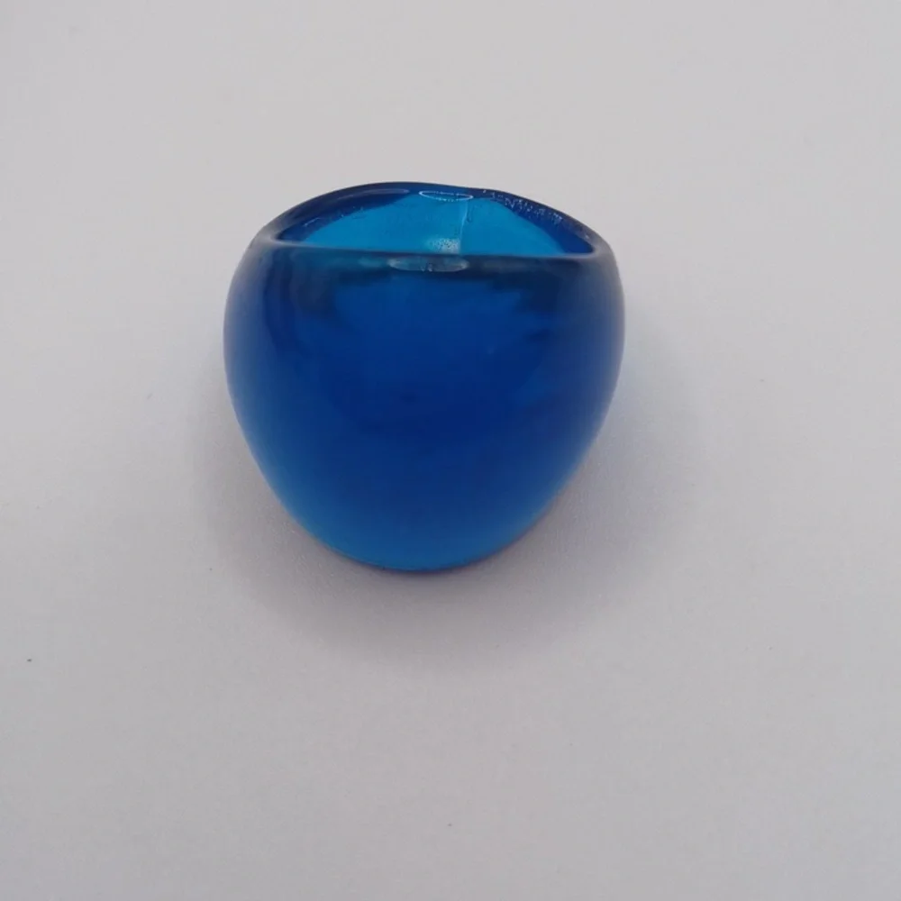 Blue Glass Ring